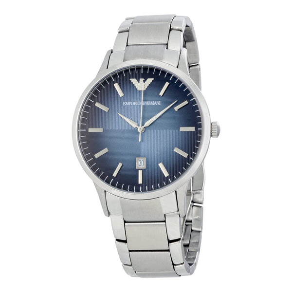 Emporio Armani Classic Blue Textured Dial Men's Watch #AR2472 - Watches of New Zealand