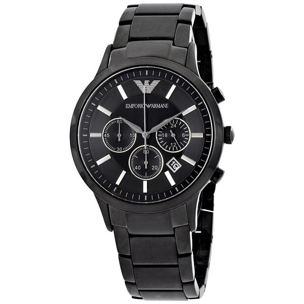 Emporio Armani Classic Chronograph Black Dial Men's Watch #AR2453 - Watches of New Zealand