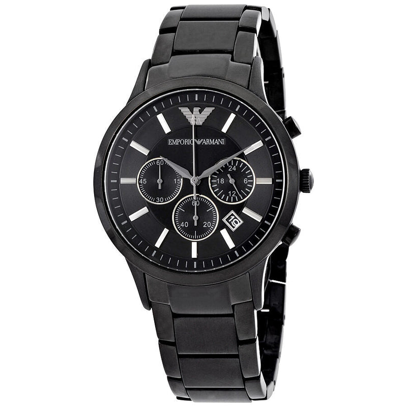 Emporio Armani Classic Chronograph Black Dial Men's Watch #AR2453 - Watches of New Zealand