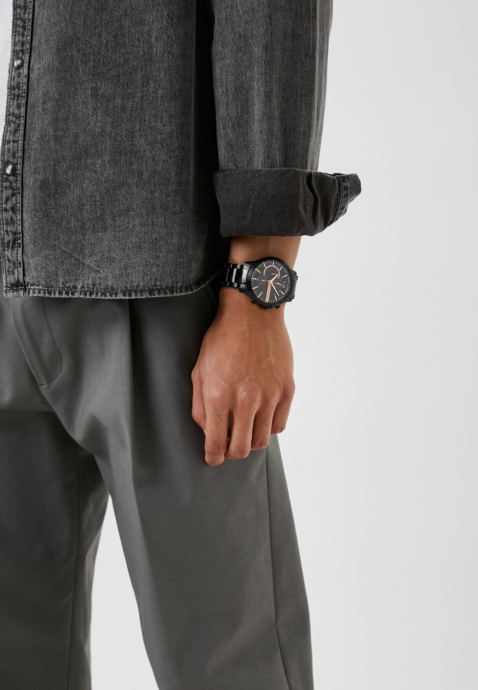 Armani Exchange Classic Chronograph Quartz Black Dial Men's Watch - AX2429
