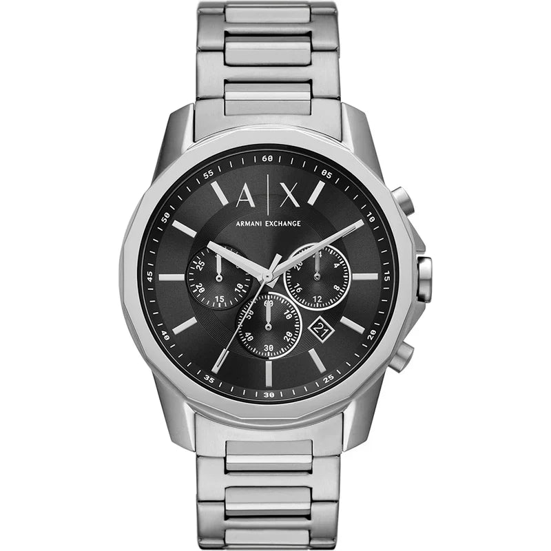 Armani Exchange Banks Chronograph Black Dial Men's Watch - AX1720