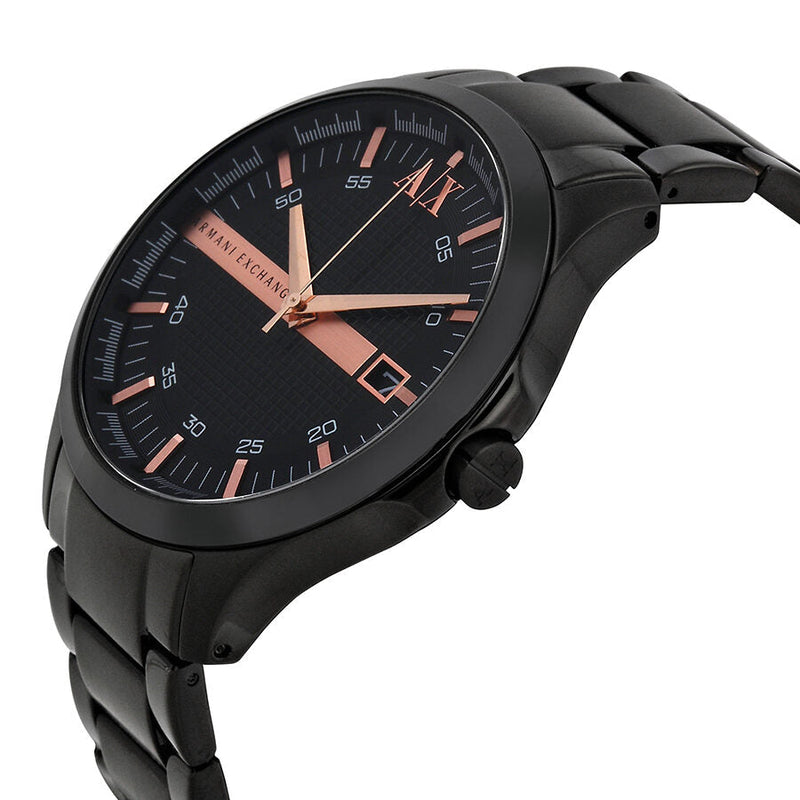 Armani Exchange Black Dial Black Ion-plated Men's Watch AX2150 - Watches of New Zealand #2