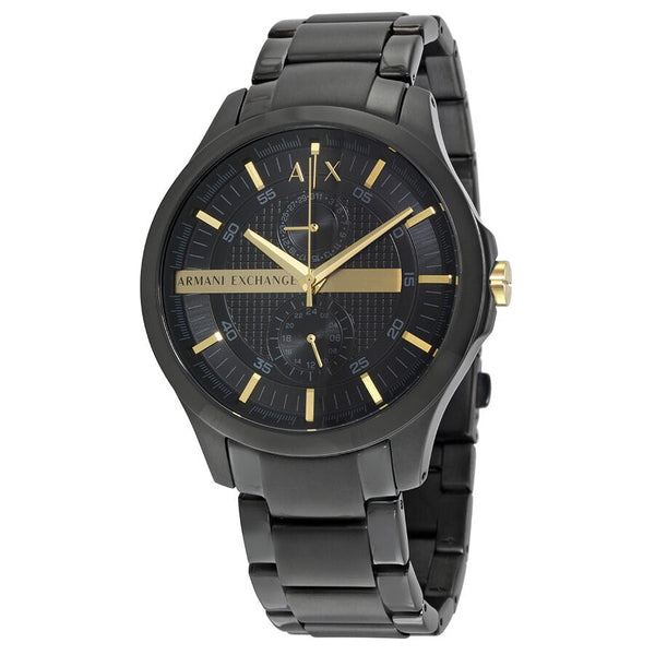 Armani Exchange Black Dial Black PVD Men's Watch AX2121 - Watches of New Zealand