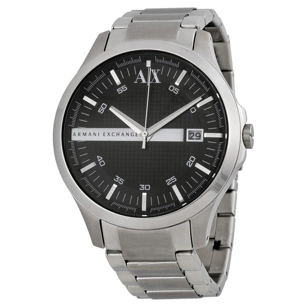 Armani Exchange Black Dial Stainless Steel Men's Watch #AX2103 - Watches of New Zealand