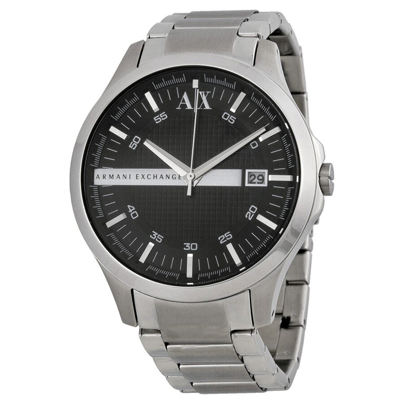 Armani Exchange Black Dial Stainless Steel Men's Watch #AX2103 - Watches of New Zealand