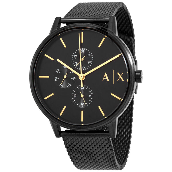 Armani Exchange Cayde Chronograph Quartz Black Dial Men's Watch AX2716 - Watches of New Zealand
