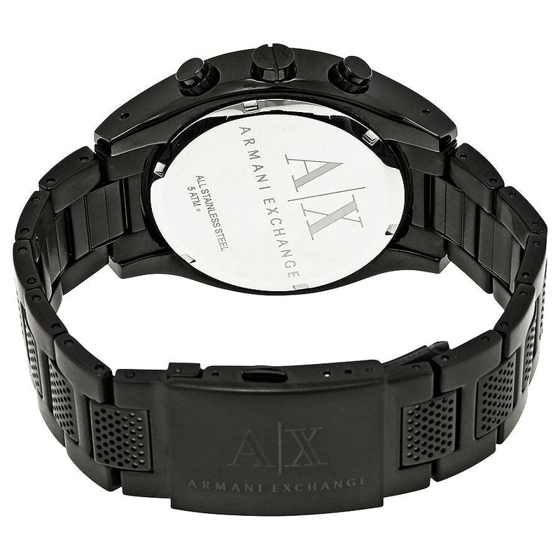 Armani Exchange Chronograph Black Dial Black Ion-plated Men's Watch AX1605 - Watches of New Zealand #3