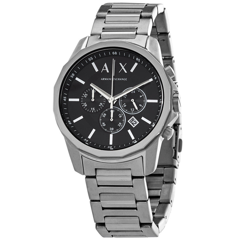 Armani Exchange Chronograph Quartz Black Dial Men's Watch AX1720 - Watches of New Zealand