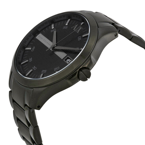 Armani Exchange Hampton Black Dial Black Ion-plated Men's Watch #AX2104 - Watches of New Zealand #2
