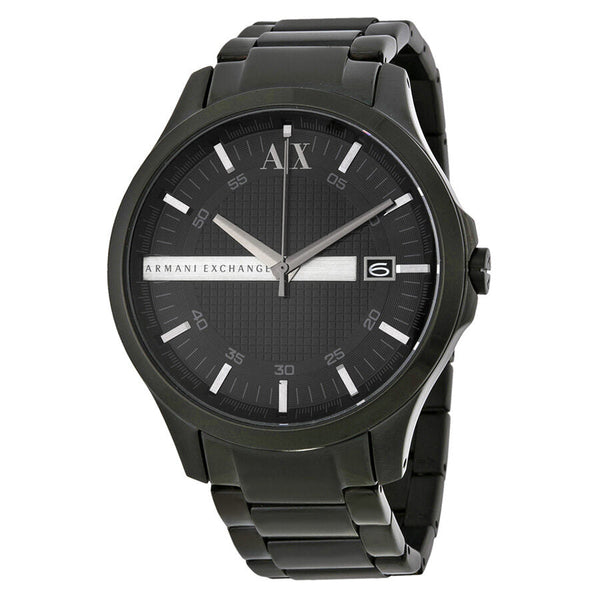 Armani Exchange Hampton Black Dial Black Ion-plated Men's Watch #AX2104 - Watches of New Zealand
