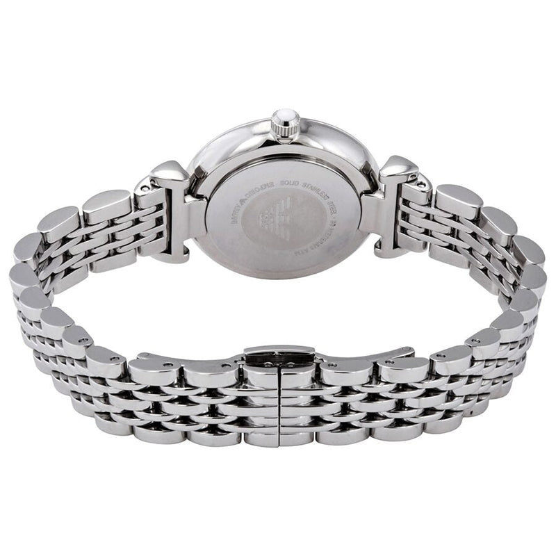 Emporio Armani Gianni T-Bar Quartz Crystal White Mother of Pearl Dial Ladies Watch #AR11204 - Watches of New Zealand #3