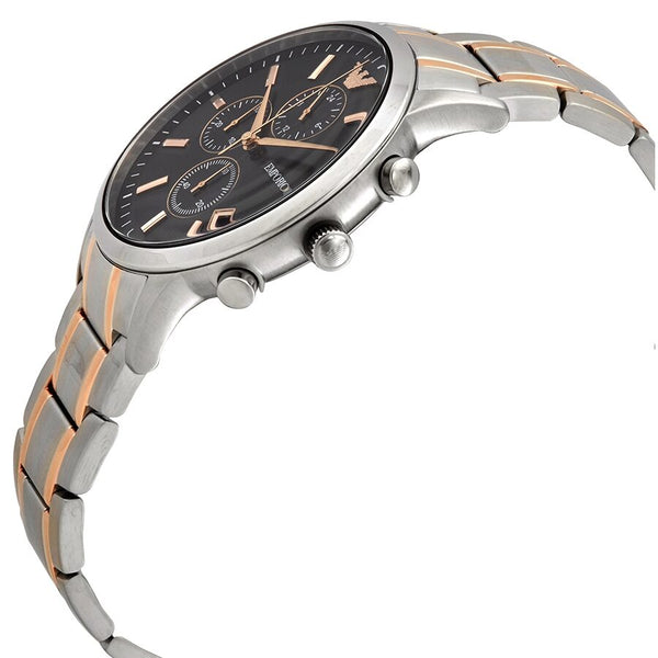 Emporio Armani Renato Chronograph Quartz Black Dial Men's Watch #AR11165 - Watches of New Zealand #2