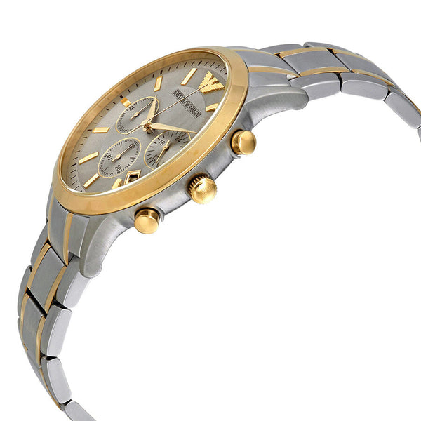 Emporio Armani Renato Chronograph Silver Dial Men's Watch #AR11076 - Watches of New Zealand #2