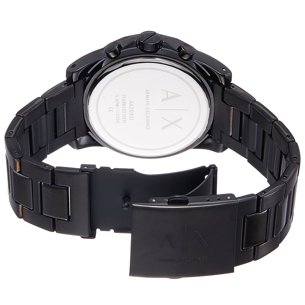 ARMANI EXCHANGE CHRONOGRAPH BLACK MEN'S WATCH AX2093