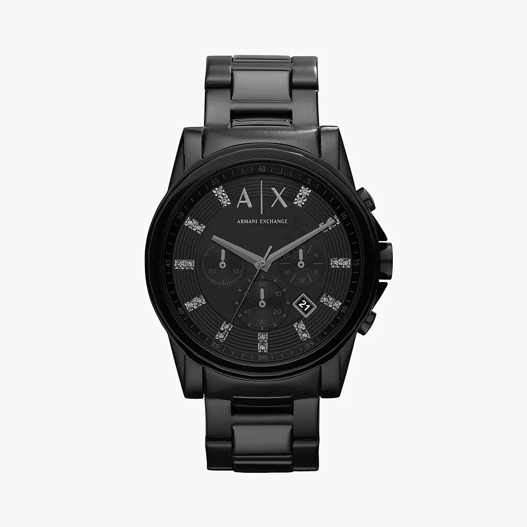 ARMANI EXCHANGE CHRONOGRAPH BLACK MEN'S WATCH AX2093