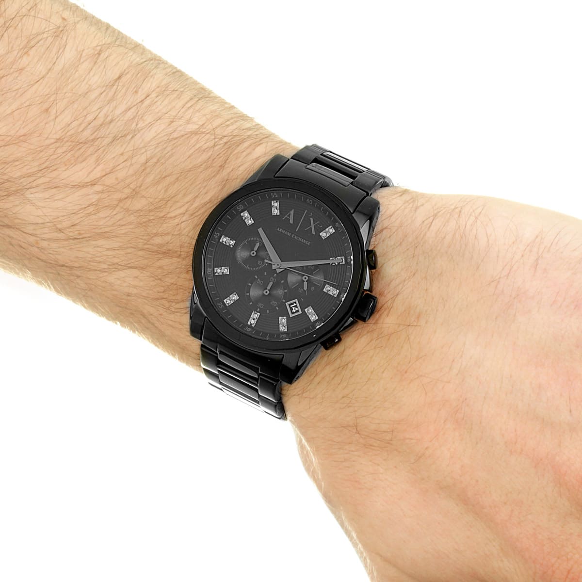 ARMANI EXCHANGE CHRONOGRAPH BLACK MEN'S WATCH AX2093