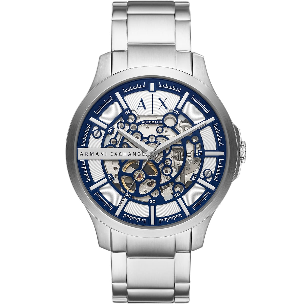 Armani Exchange Hampton Automatic Silver Dial Men's Watch AX2416