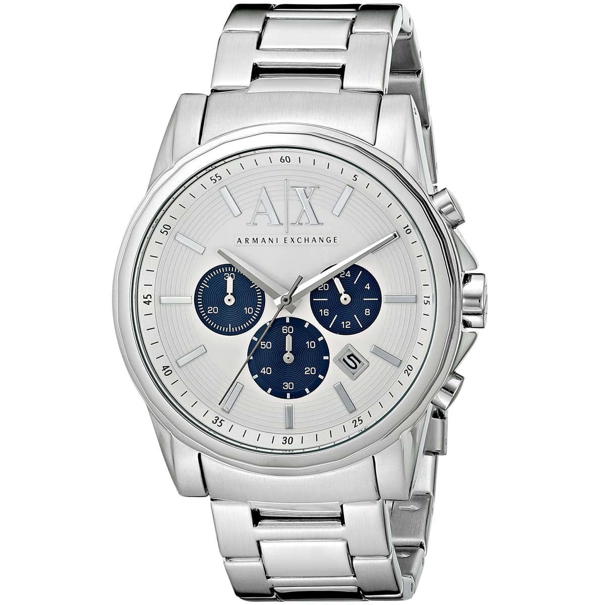 ARMANI EXCHANGE CHRONOGRAPH SILVER STAINLESS STEEL AX2500 MEN'S WATCH AX2500 - Image 2