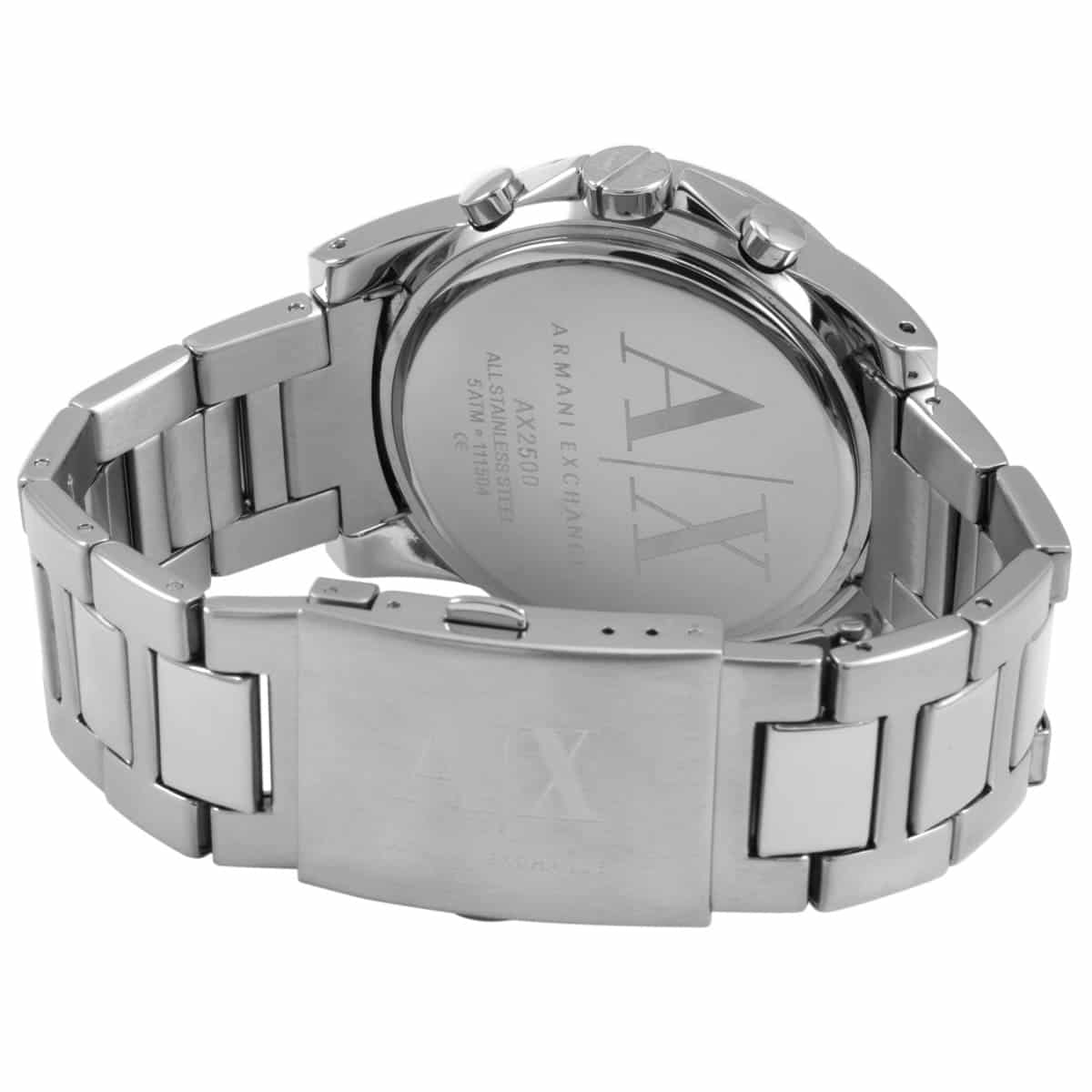 ARMANI EXCHANGE CHRONOGRAPH SILVER STAINLESS STEEL AX2500 MEN'S WATCH AX2500 - Image 7