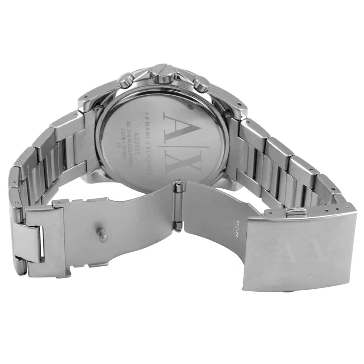 ARMANI EXCHANGE CHRONOGRAPH SILVER STAINLESS STEEL AX2500 MEN'S WATCH AX2500 - Image 8