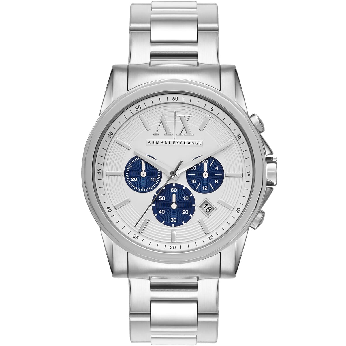 ARMANI EXCHANGE CHRONOGRAPH SILVER STAINLESS STEEL AX2500 MEN'S WATCH AX2500 - Image 1