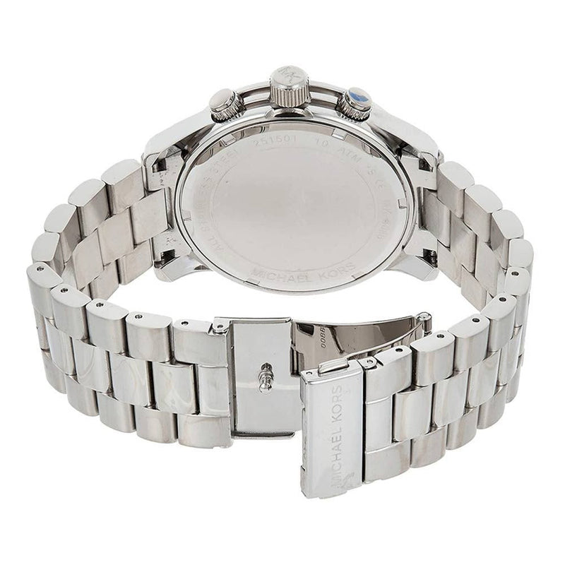 Michael Kors Runway Chronograph Silver Men's Watch MK8086 - Watches of New Zealand #3
