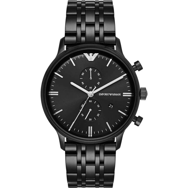 Emporio Armani Black Chronograph Men's Watch#AR1934 - Watches of New Zealand