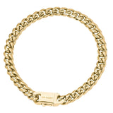 Big Daddy 10MM Cuban Link 18K Gold Bracelet - Bracelet