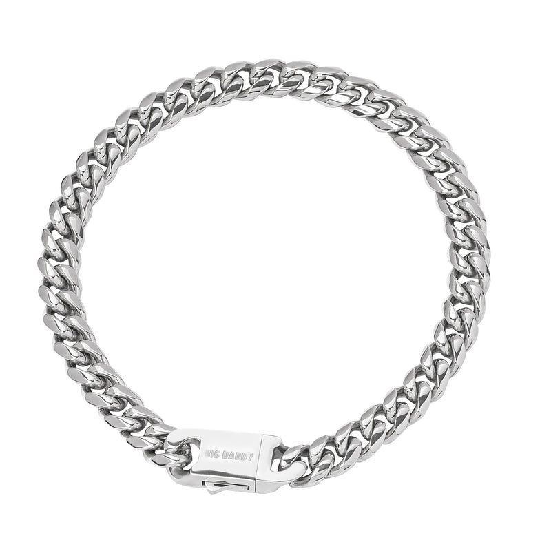 Big Daddy 10MM Cuban Link Stainless Steel Bracelet - Bracelet