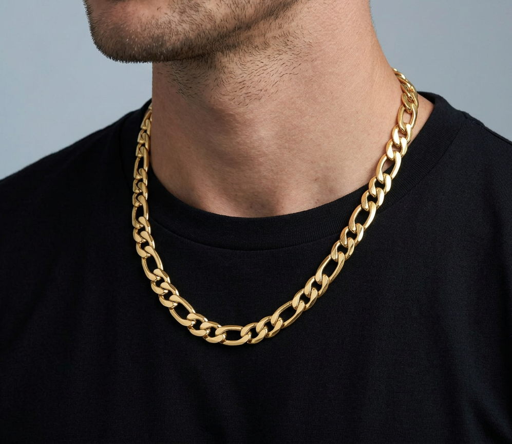 Big Daddy 11MM Gold Figaro Chain