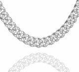 Big Daddy 12MM Bling Cuban Link Silver Chain - Chain