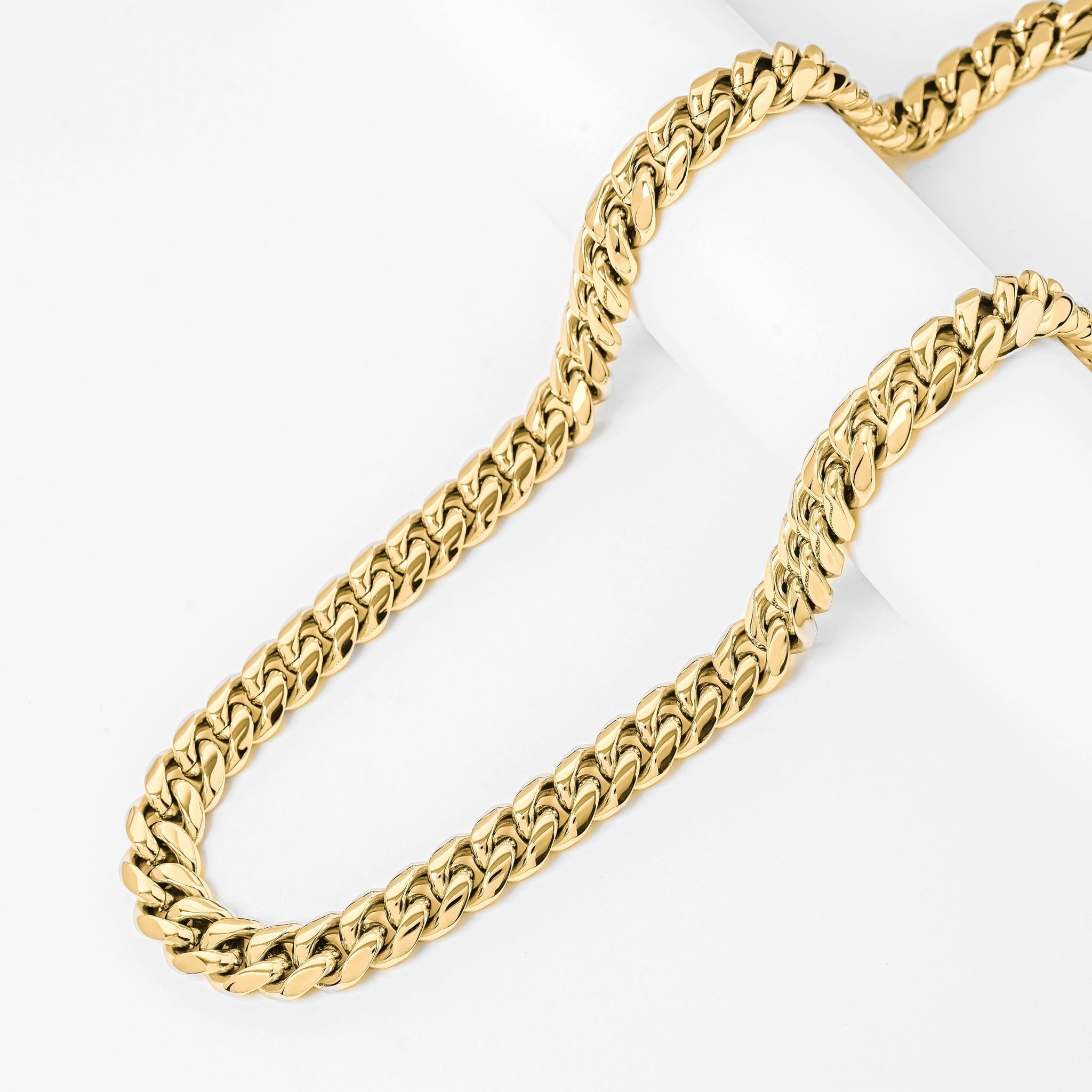 Big Daddy 12MM Cuban Link 18K Gold Chain 30 Inch (Defect)