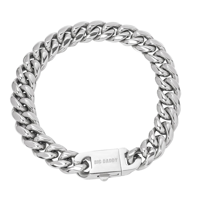 Big Daddy 12MM Cuban Link Stainless Steel Bracelet - Bracelet