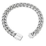Big Daddy 12MM Cuban Link Stainless Steel Bracelet - Bracelet