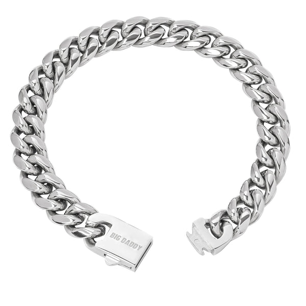 Big Daddy 12MM Cuban Link Stainless Steel Bracelet - Bracelet
