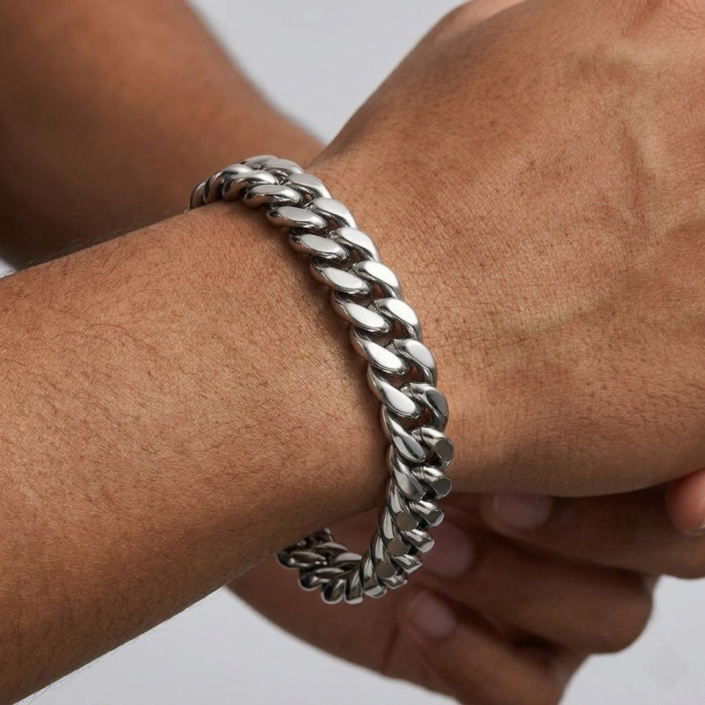 Big Daddy 12MM Cuban Link Stainless Steel Bracelet