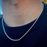 Big Daddy 2.5mm Stainless Steel Silver Rope Chain - Chain