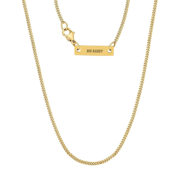Big Daddy 2mm Cuban Gold Chain - Chain