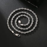 Big Daddy 4mm Stainless Steel Silver Rope Chain - Chain