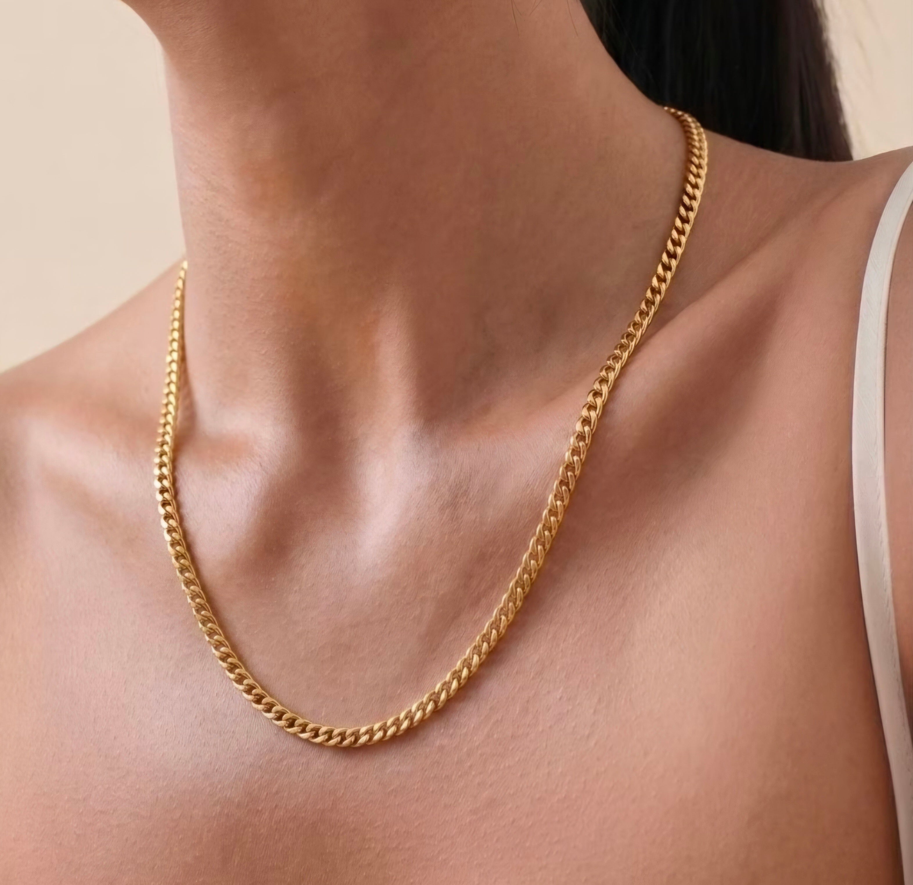 Big Daddy 5MM Cuban Curb 18K Gold Chain