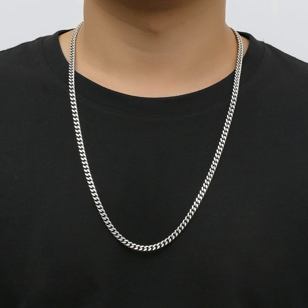 Big Daddy 5mm Cuban Silver Chain - Chain