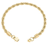 Big Daddy 6MM Gold Rope Bracelet - Bracelet