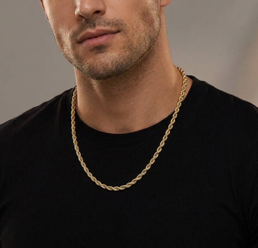 Big Daddy 6MM Gold Rope Chain