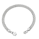 Big Daddy 6MM Silver Flat Herringbone Bracelet - Bracelet