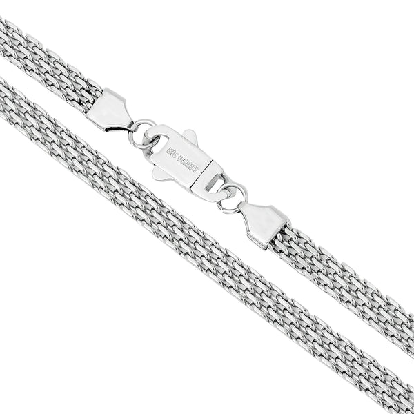 Big Daddy 6MM Silver Flat Herringbone Chain - Chain