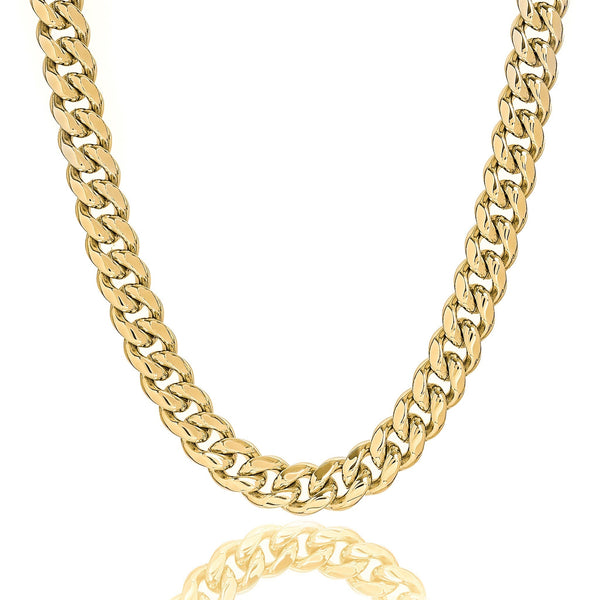 Big Daddy 8MM Cuban Link 18K Gold Chain - Chain