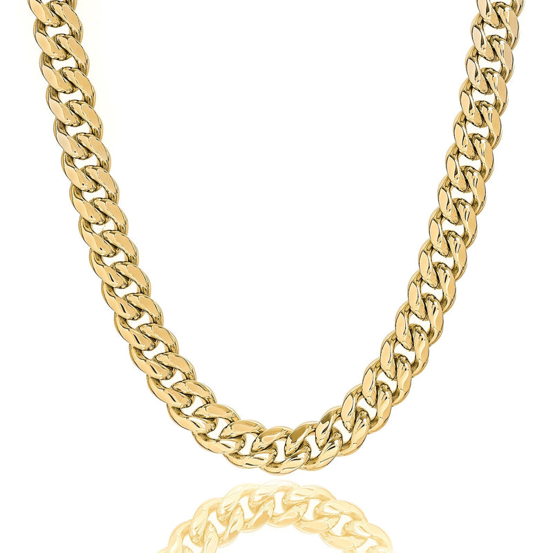 Big Daddy 8MM Cuban Link 18K Gold Chain - Chain