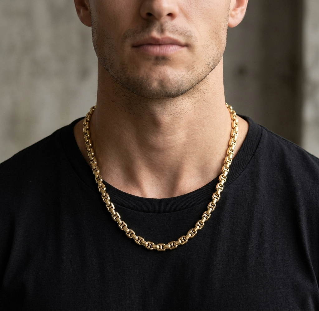 Big Daddy 8MM Gold Franco Box Chain