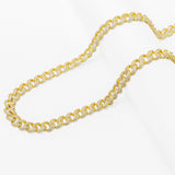 Big Daddy 9MM Diamond Curb Cuban Gold Chain - Chain
