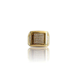 Big Daddy Bling Square Gold Ring - Ring